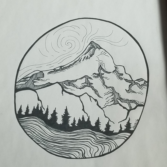 Minimalist Line Drawing - Picture 2 of 3